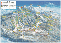 蔵王温泉「ろばた」　蔵王温泉スキー場鳥瞰図